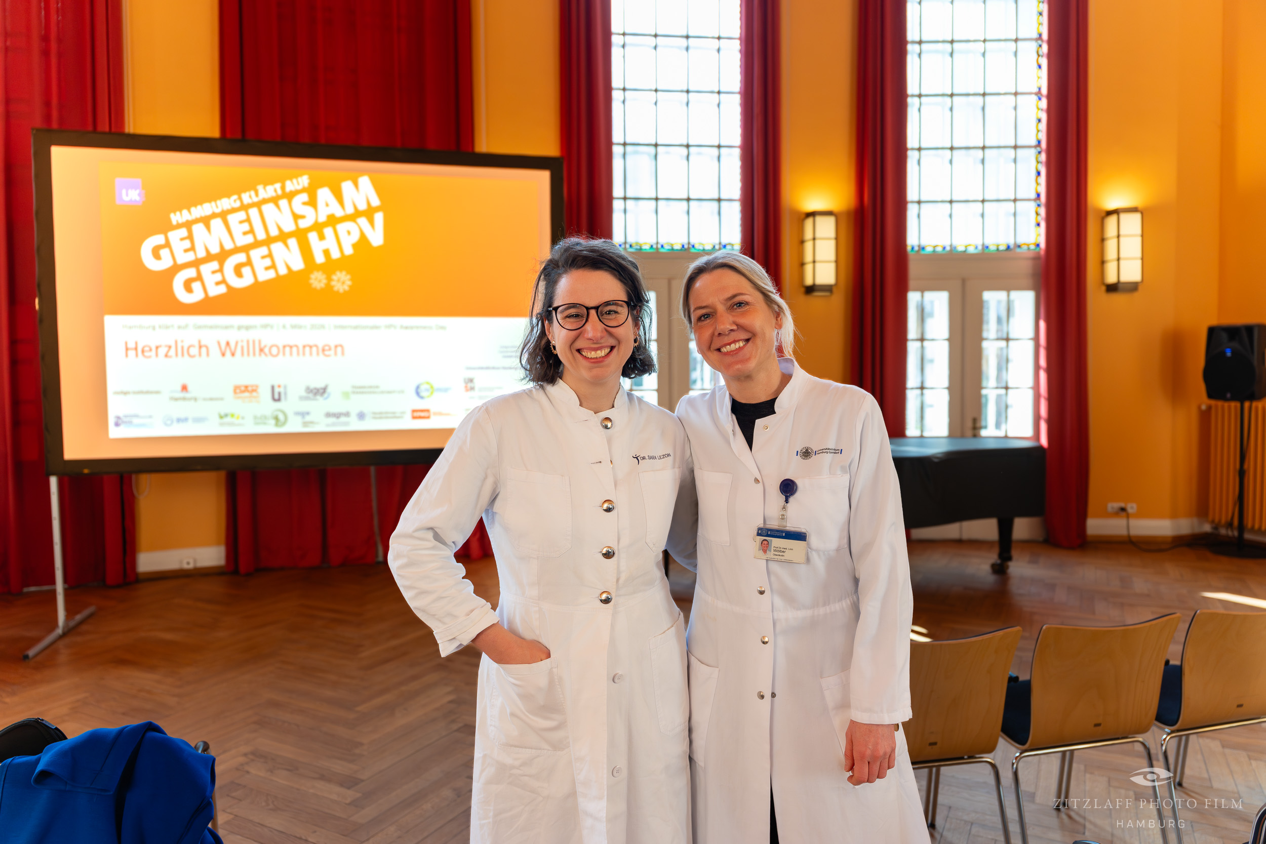 Prof. Dr. Linn Wölber und Dr. Sara Lezon, Foto: Martin Zitzlaff www.zitzlaff.com